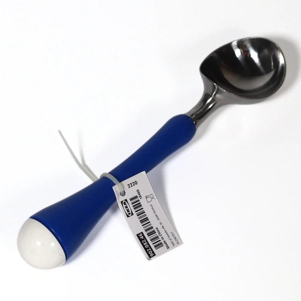 IKEA CHOSIGT Ice Cream Scoops Lot of 3 Multicolor‎ Stainless Steel NWT Pastels